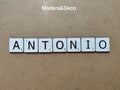Imán con Nombre Tipo Scrabble