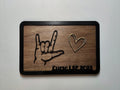 Placa Conmemorativa Personalizada 15x10cm - I Love You