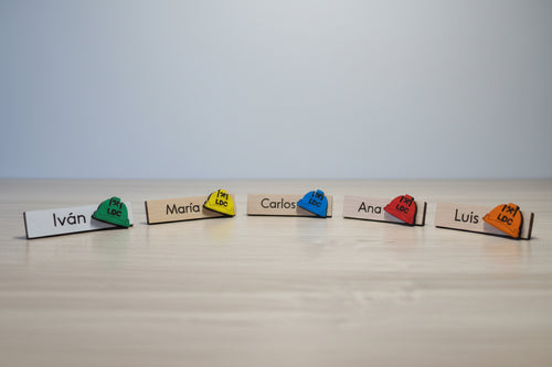 Chapa Identificativa con Nombre - Casco LDC