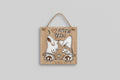 Placa Silueta Mascota Personalizada 15x15cm