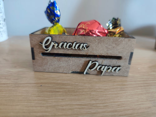Cajita de Regalo Personalizada - Gracias