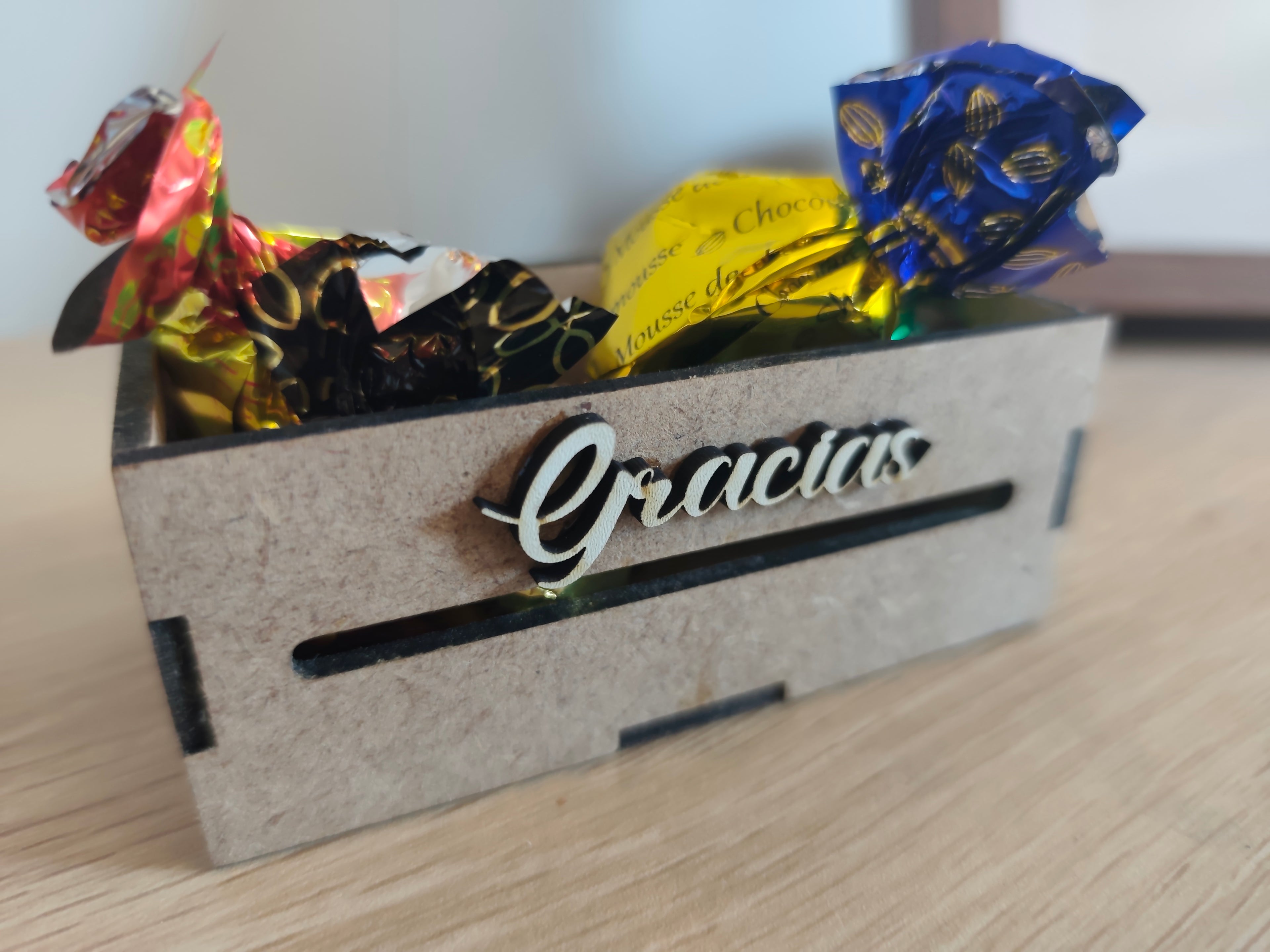 Cajita de Regalo Personalizada - Gracias
