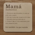Posavasos Personalizado Estilo Diccionario - Set de 4