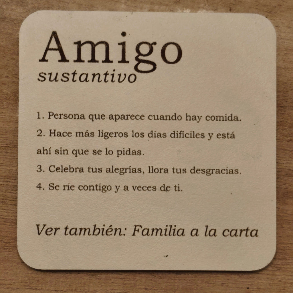 Posavasos Personalizado JW Estilo Diccionario - Set de 4 (Copia)