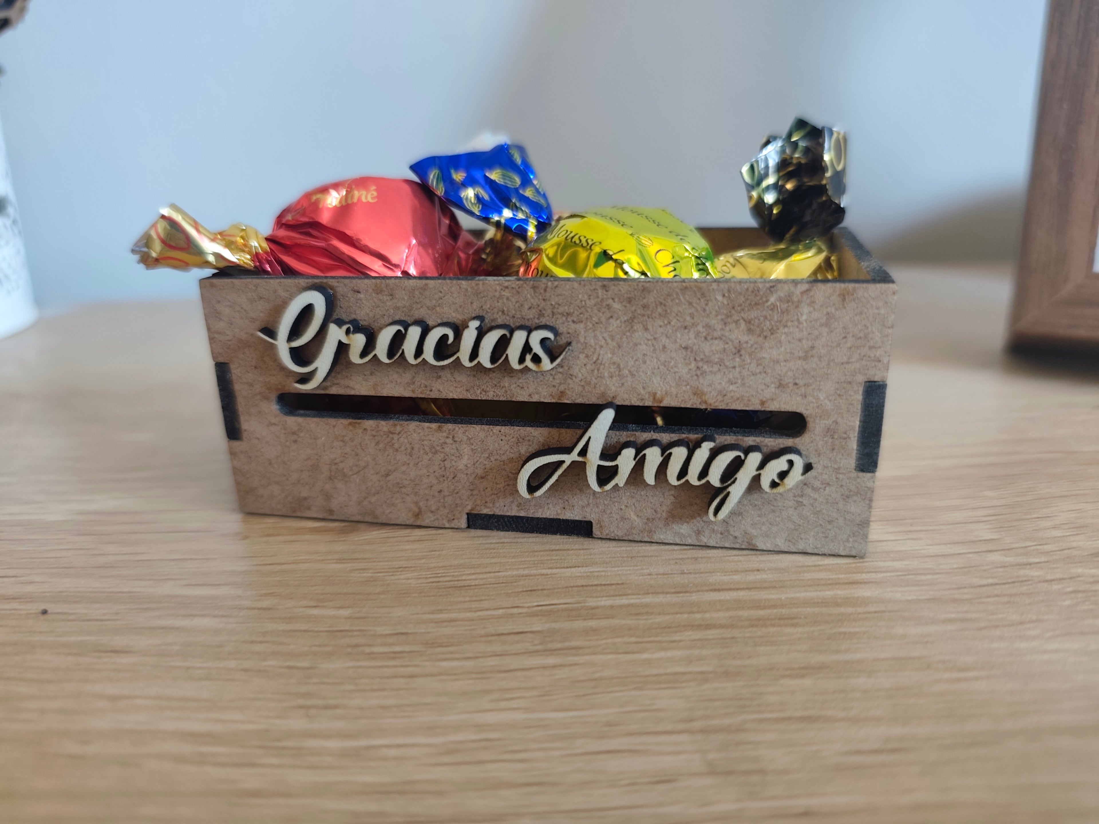 Cajita de Regalo Personalizada - Gracias